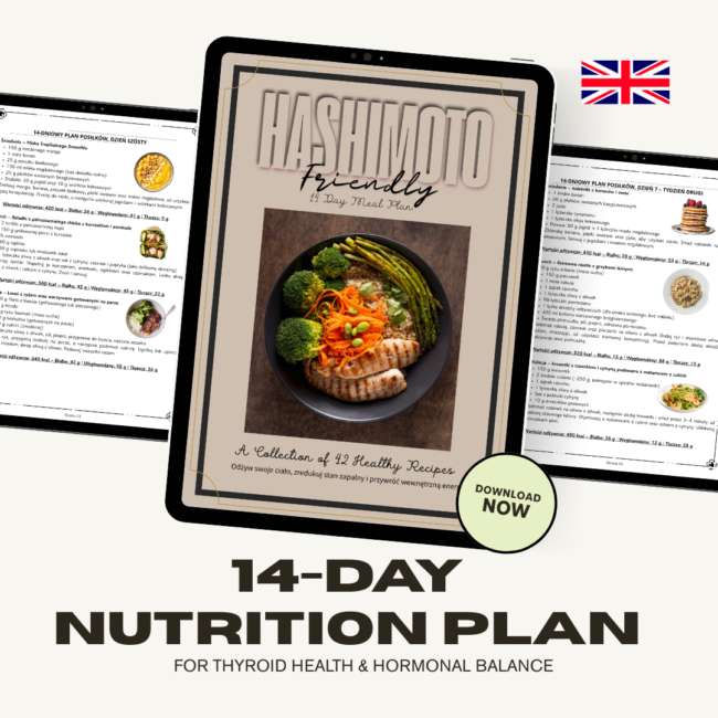 Hashimoto Nutrition Ebook – 14-Day Meal Plan English Version